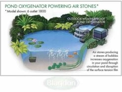 Blagdon Pond Oxygenator 1800 Air Pump - 1010825 -Water Garden Kit 1010825 4