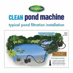 Blagdon Clean Pond Machine 16000 Pressure Filter -Water Garden Kit 1057578 5 ejjp lu
