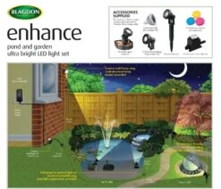 Blagdon LED Pond & Garden LIghts 5 X 3w - 1052276 -Water Garden Kit 24 57 5