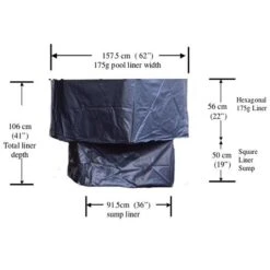 Norlog 260 Gallon Raised Koi Pond 7 Norlog 260 Gallon Raised Koi Pond -Water Garden Kit 260 gallon norlog pool liner