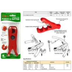 2 In 1 Irrigation Punch & Cutting Tool -Water Garden Kit 2in1 punch cutter antelco