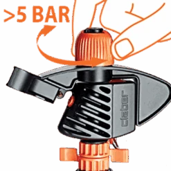 Claber Impact Tripod Sprinkler - 8709 7 Claber Impact Tripod Sprinkler - 8709 -Water Garden Kit 8709 ajustment 1