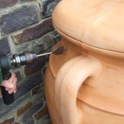 Helena Water Butt 300 Litres -Water Garden Kit 9000670k drilling