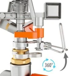 Claber Impact Sprinkler On Metal Spike - 9623 -Water Garden Kit 9623 2