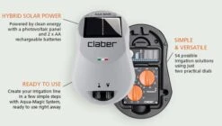 Claber Aqua Magic Solar Power Drip Irrigation System - 8063 -Water Garden Kit aquamagic01 en