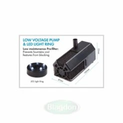 Blagdon Liberty Solar Pond Feature Pump - 1057233 9 Blagdon Liberty Solar Pond Feature Pump - 1057233 -Water Garden Kit blagdon solar pump and led light 1057233