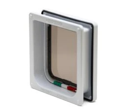 PET MATE Cat Mate Cat Flap 4-Way Locking With Door Liner -Water Garden Kit cat flap 235w 1