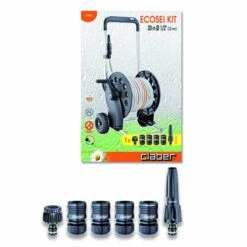 Claber Ecosei Hose Reel 20m Kit - 8981 -Water Garden Kit claber 8981 hose reel cart kit