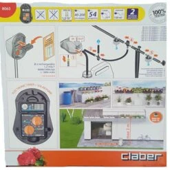 Claber Aqua Magic Solar Power Drip Irrigation System - 8063 -Water Garden Kit claber aqua magic pack