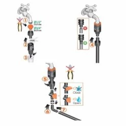 Claber Terrazzo Irrigation Drip Kit - 90772 -Water Garden Kit claber terrazzo irrigation kit 90772