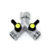Garden Tap Splitter 2 Way Threaded
