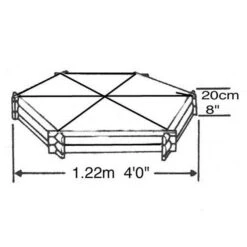 Norlog Medium Herb Wheel Planter -Water Garden Kit medium herb wheel planter