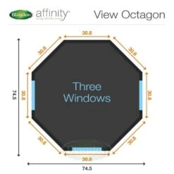 Blagdon Affinity View Octagon Pond -Water Garden Kit octagon view pond plan