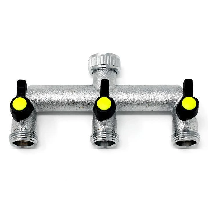 Garden Tap Manifold 3 Way 1 Garden Tap Manifold 3 Way