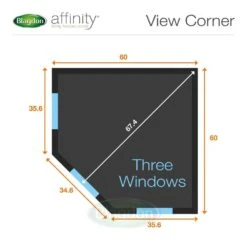 Blagdon Affinity View Corner Pond -Water Garden Kit view corner plan