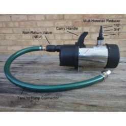 Rainwater Harvesting Steel Pump -Water Garden Kit x aje80prh with 9000123pt